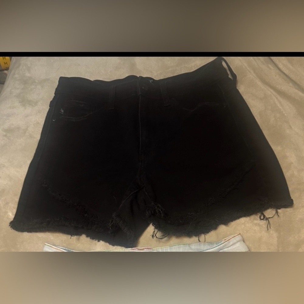 Judy Blue Black Denim Jeans Shorts
